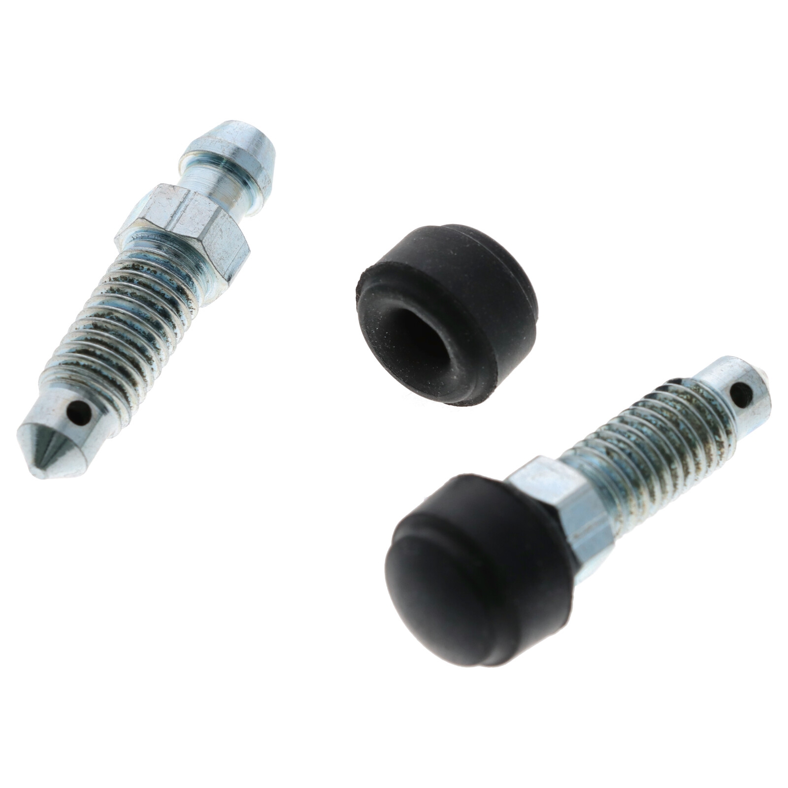 2x Quick Brake Bremssattel Entlüfterschrauben Entlüftungsventile M8x1.25x35.5 mit Kappen