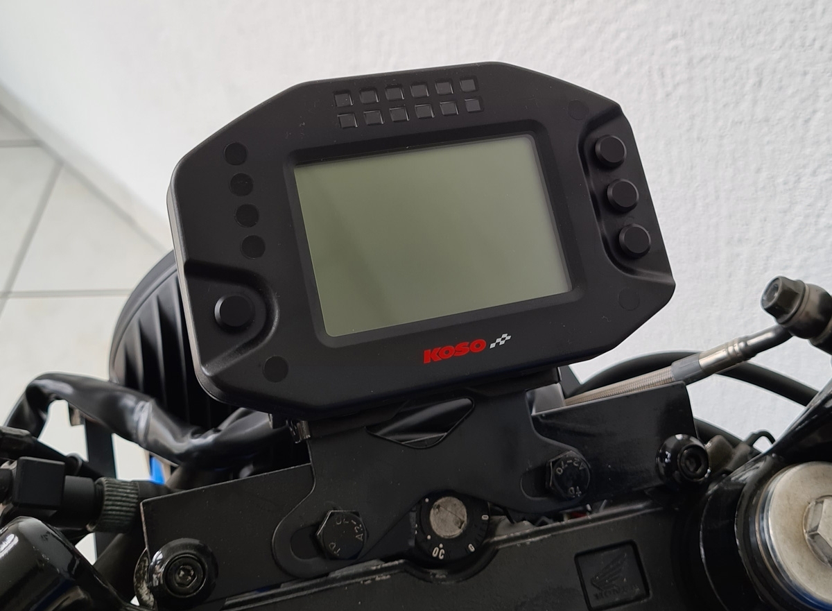 KOSO RS2 Multifunktions-Cockpit Tachometer Drehzahlmesser RPM Temperatur