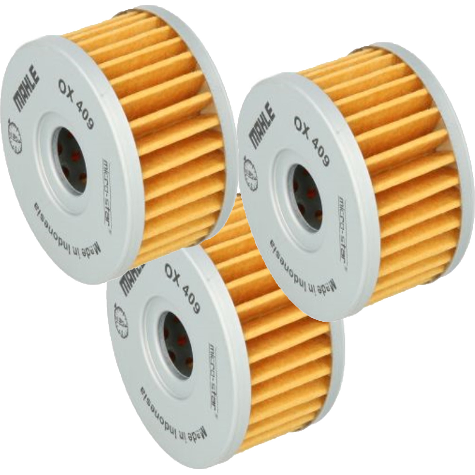 3x Mahle Ölfilter für Suzuki DR600 83-89 DR650 90-00 DR800 90-99 LS650 XF650 Sachs