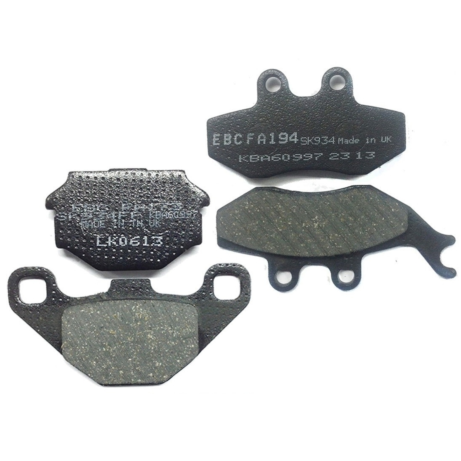 EBC Bremsbeläge SET Vorne + Hinten für Aprilia ETX 125 99-01 FA173 + FA194