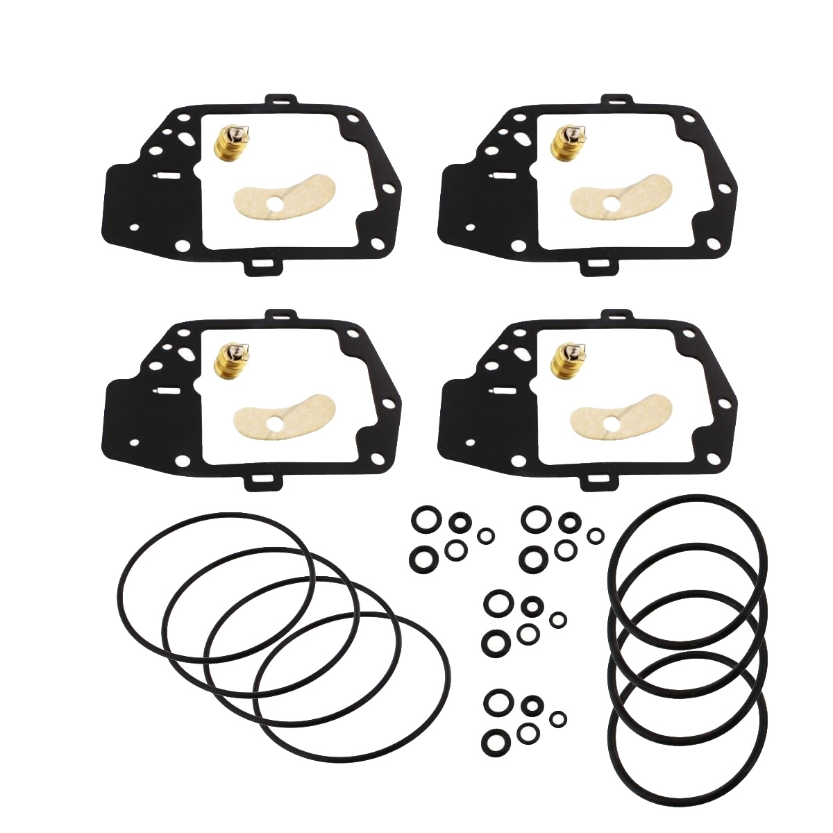 4x Vergaser Reparatursatz für Honda GL1000 LTD K Z Goldwing