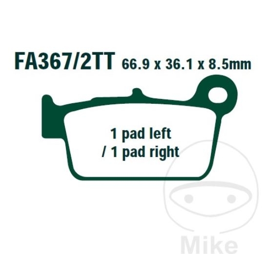 EBC Bremsbeläge für Beta RR Enduro 50 bis 525 2T 4T Enduro Racing Factory vorne+hinten