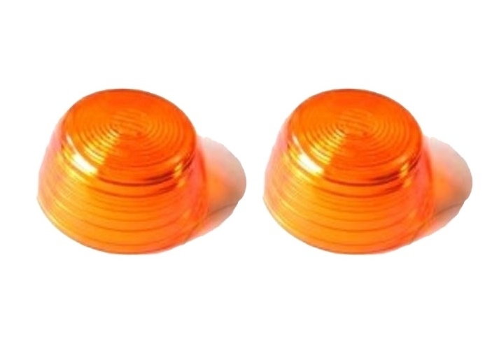 2x JMP Blinkerglas Honda CB50J CB100K CB125T T2 Twin CB250T CB400T CJ CM CX CY SRX XL