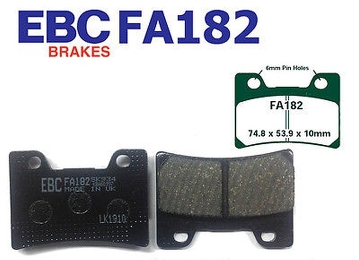 EBC Bremsbeläge FA182 für Yamaha FZR 1000 Genesis Exup 3LE 1991-1993