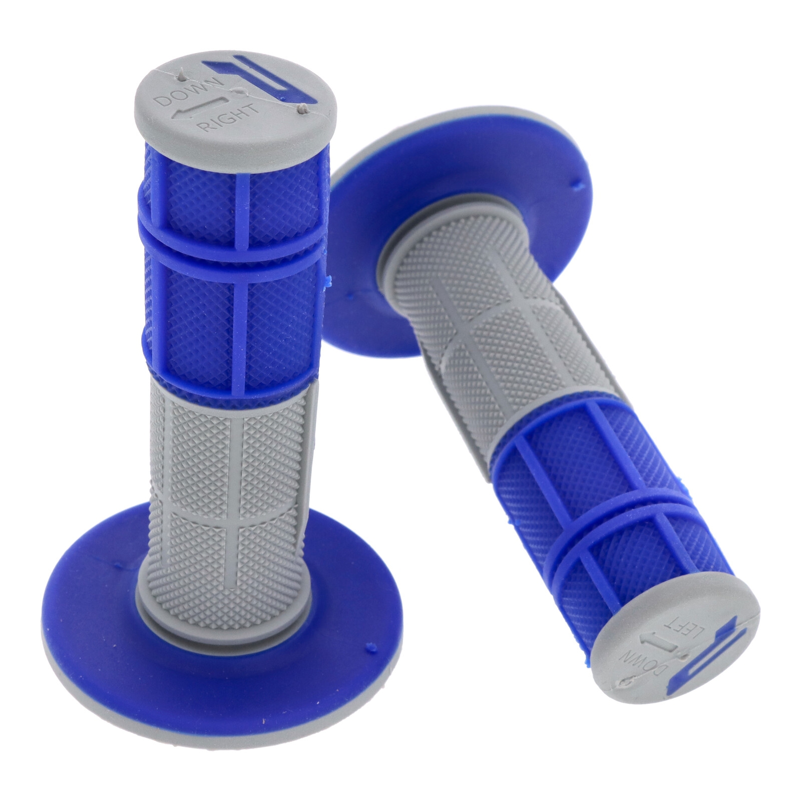 Progrip MX Griffgummi Paar PA080100GRBL 801.04 Grau-Blau für Offroad Motocross Enduro