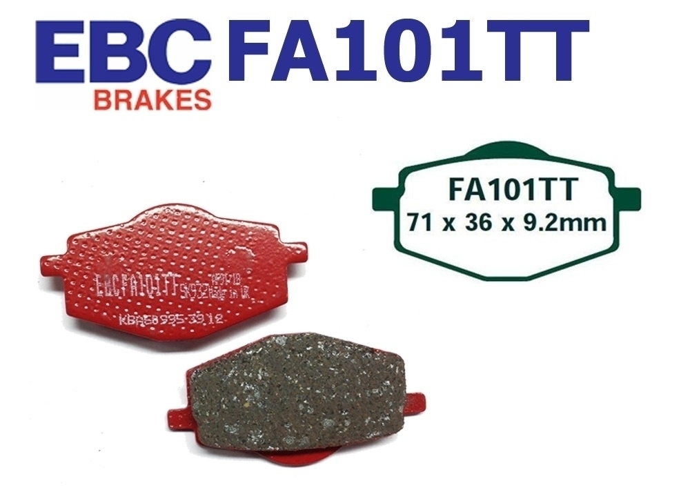 EBC FA101TT Bremsbeläge vorne für Yamaha DT50 DT80 DT125 TT600 TZR XT XTZ YFZ350