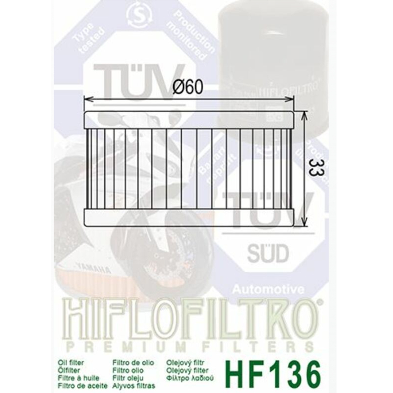 3x Hiflo HF136 Ölfilter für Suzuki DR250 DR350 GN GNX 250 GZ250 TU250 VL125LC 250LC Beta