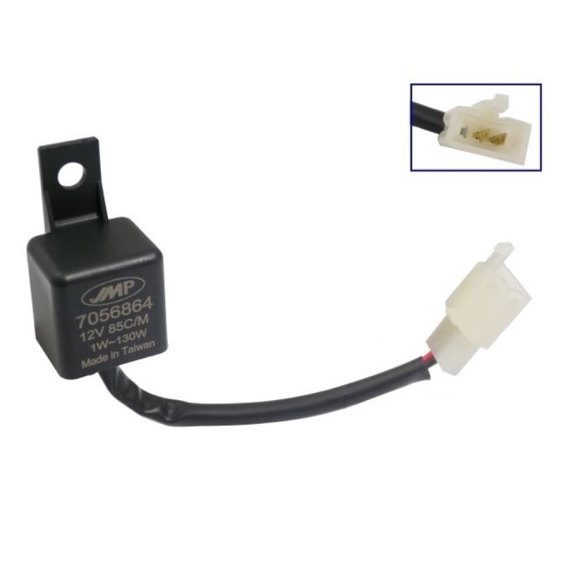 JMP BD08-Y0001 Blinkrelais elektrisch Honda 2-Polig 12V flasher relais für Standard + LED Blinker