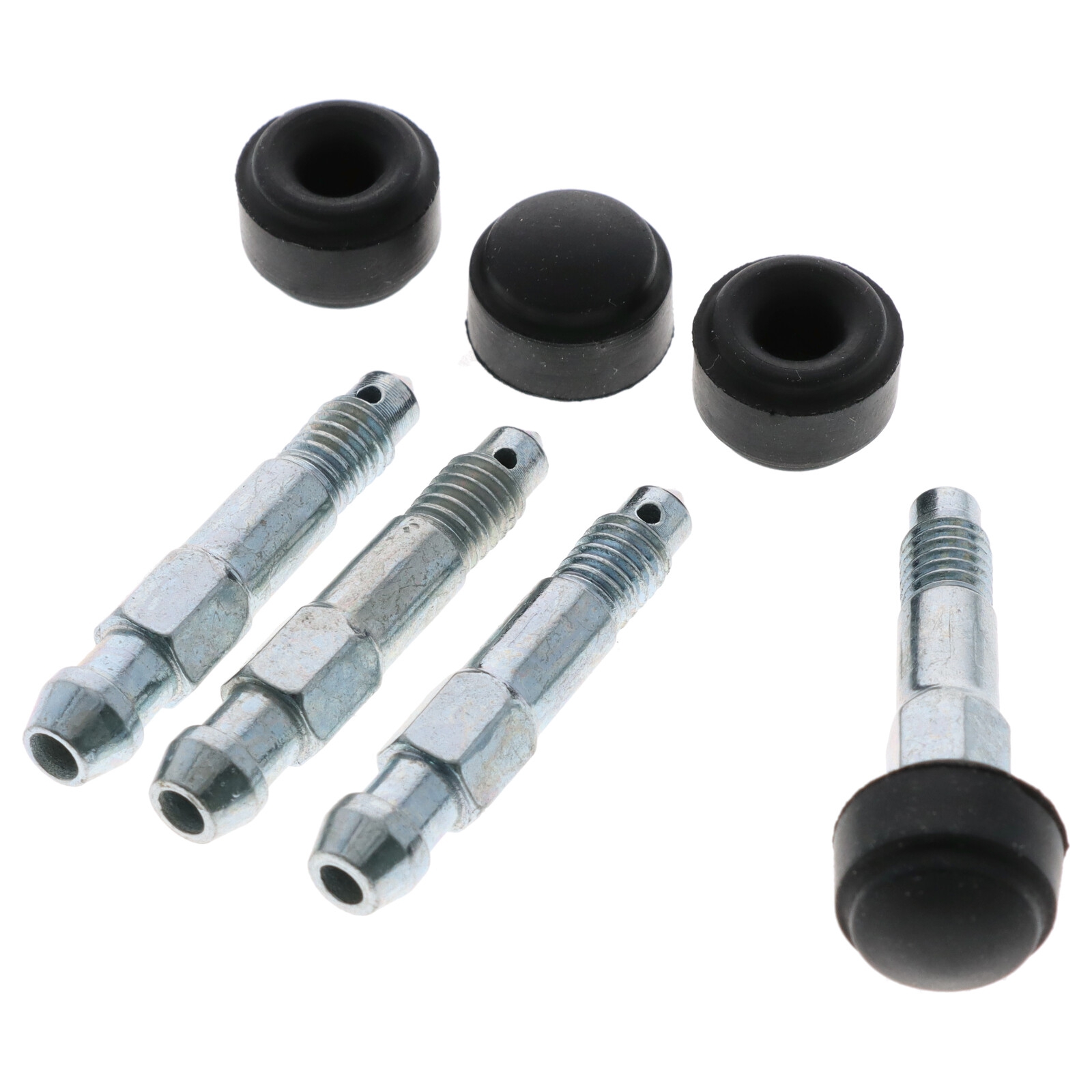 4x Quick Brake Bremssattel Entlüfterschraube Entlüftungsventil M6x1.00x38 mm SW7 mit Kappe