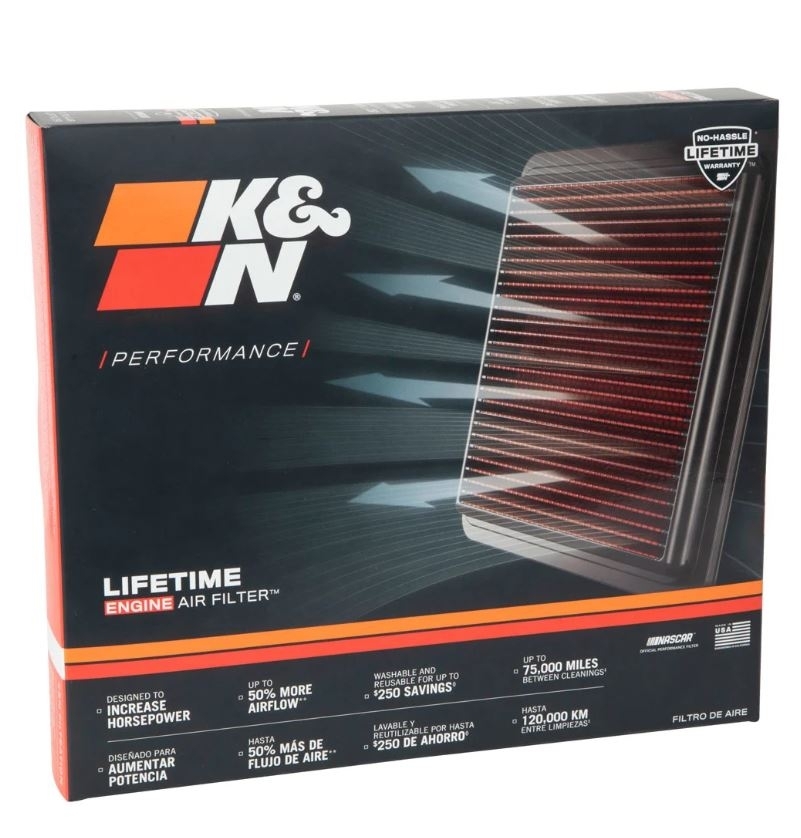 K&N Tauschluftfilter 33-2081 Porsche 944 2.5i Turbo 1985 - 1991