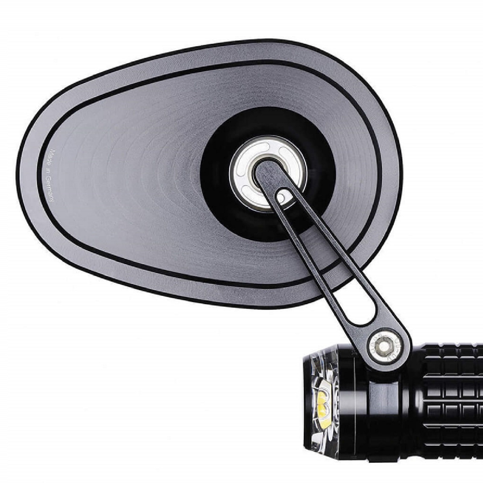 Lenkerendenspiegel Universal Alu schwarz motogadget mo view glasloser Spiegel