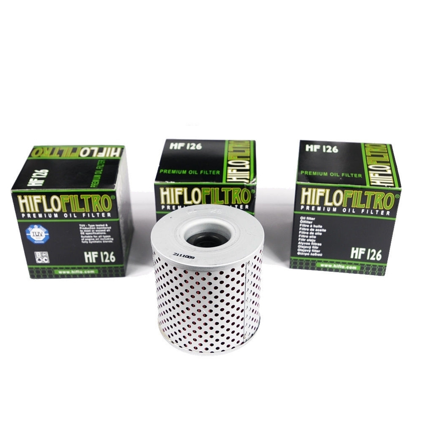 3x Hiflo HF126 Ölfilter für Kawasaki Z750 Z1000 Z Z/ZG 1300 Z1 Z1R Z1A Z1B