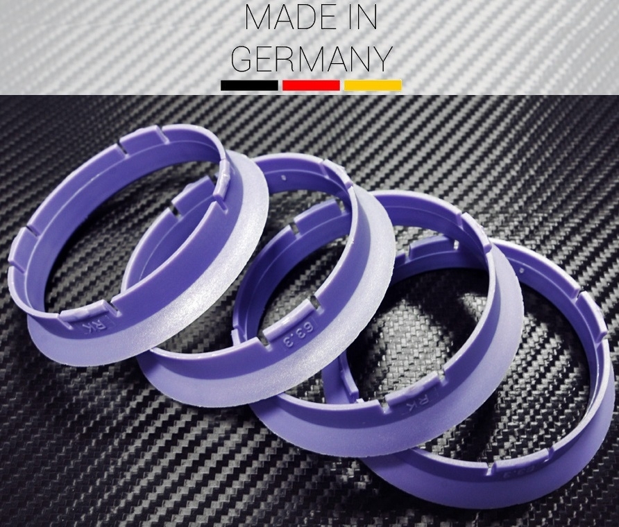 4 X Zentrierring FZ10 LILA 63,3 mm x 60,1 mm Renault Toyota Lexus Suzuki Fiat