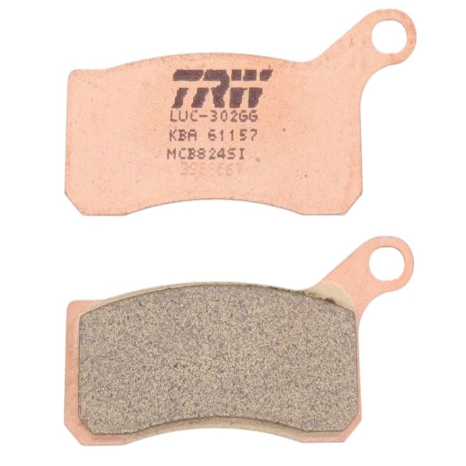 TRW MCB824SI Sintermetall Bremsbelagsatz vorne für KTM SX Quad 450 505 XC Quad 525