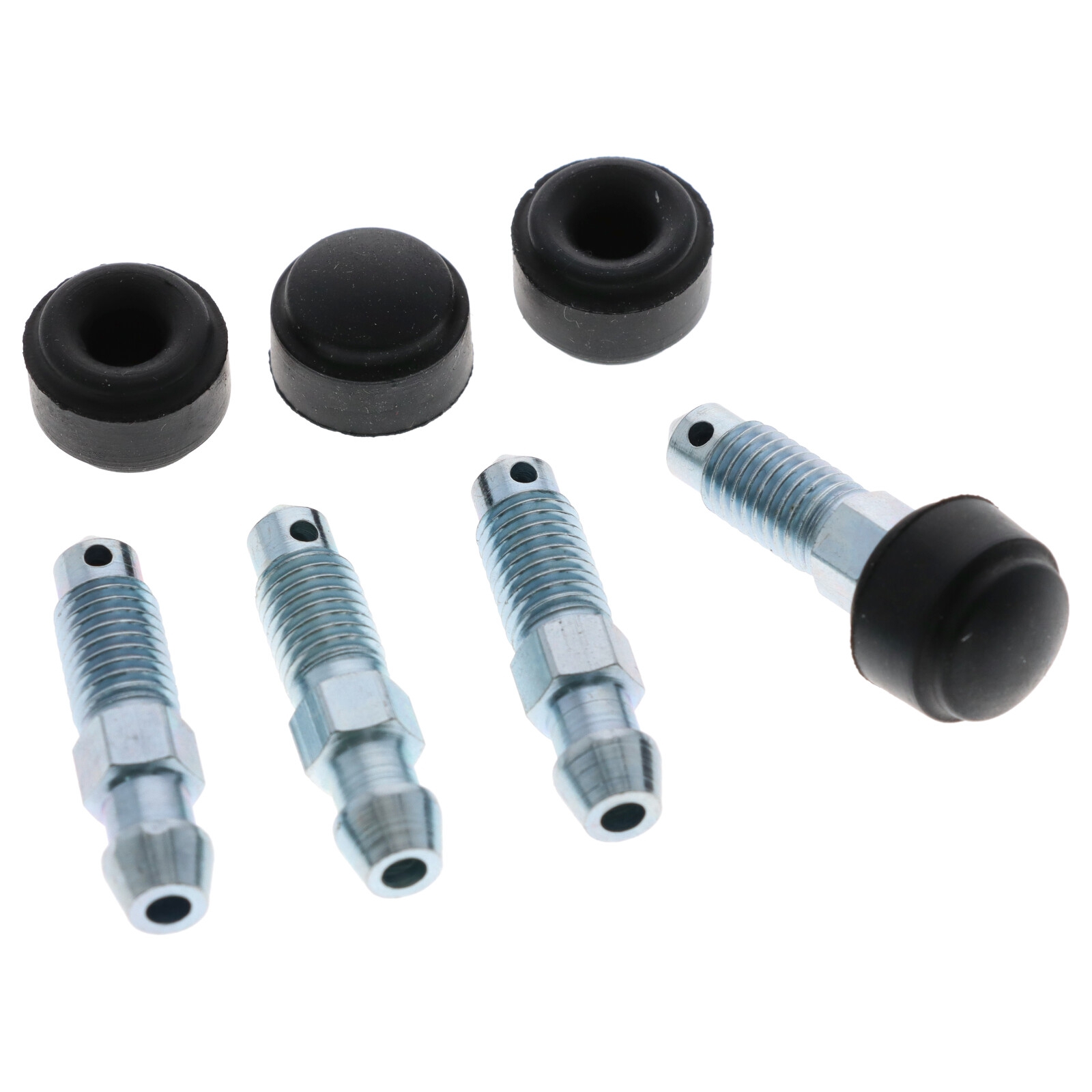4x Quick Brake QB0086-4 Bremssattel Entlüfterschraube Entlüftungsventile M7x1x30.5 mm mit Kappen