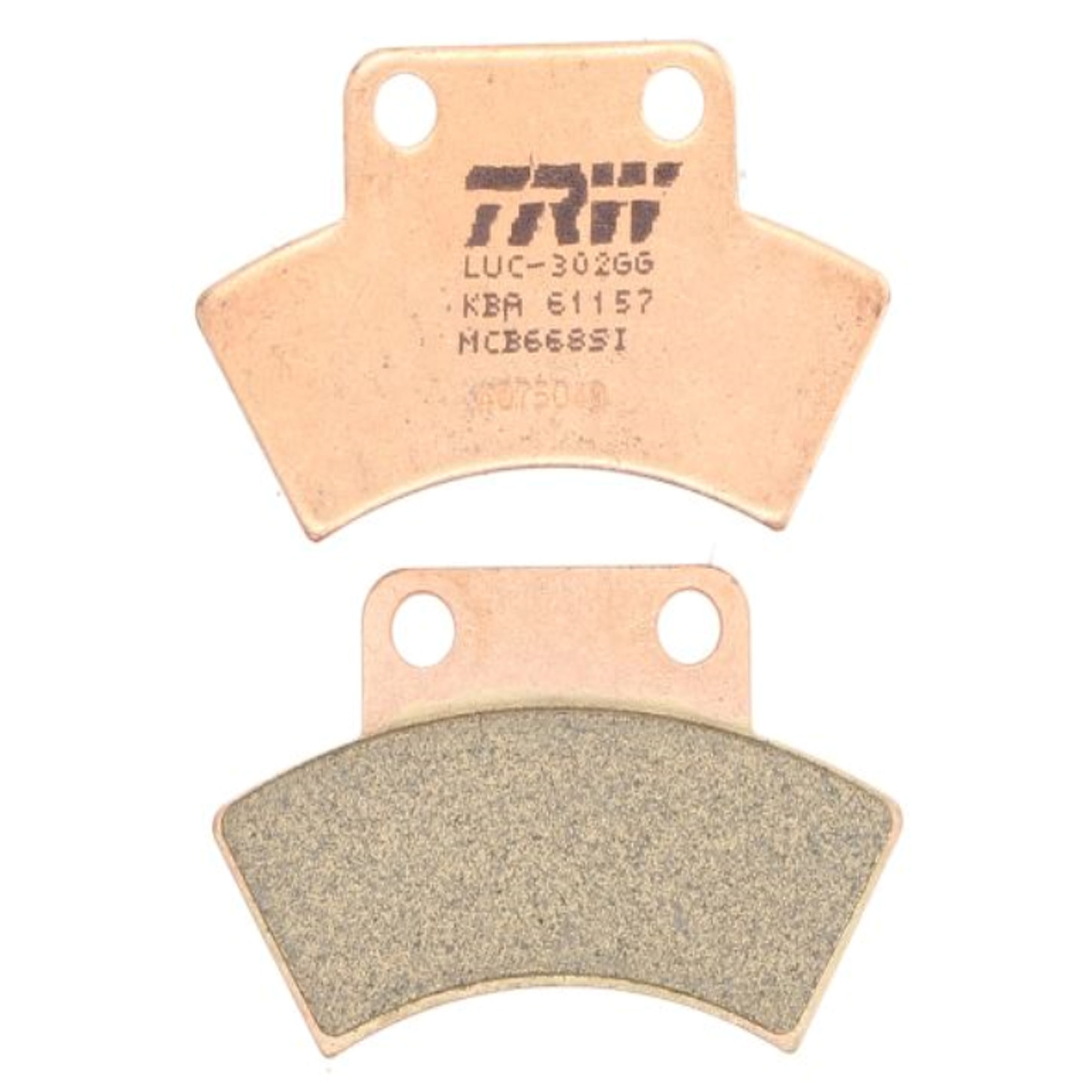 TRW MCB668SI Sintermetall Bremsbeläge für Polaris Sportsman 250 350 400 500 Magnum Trail Boss