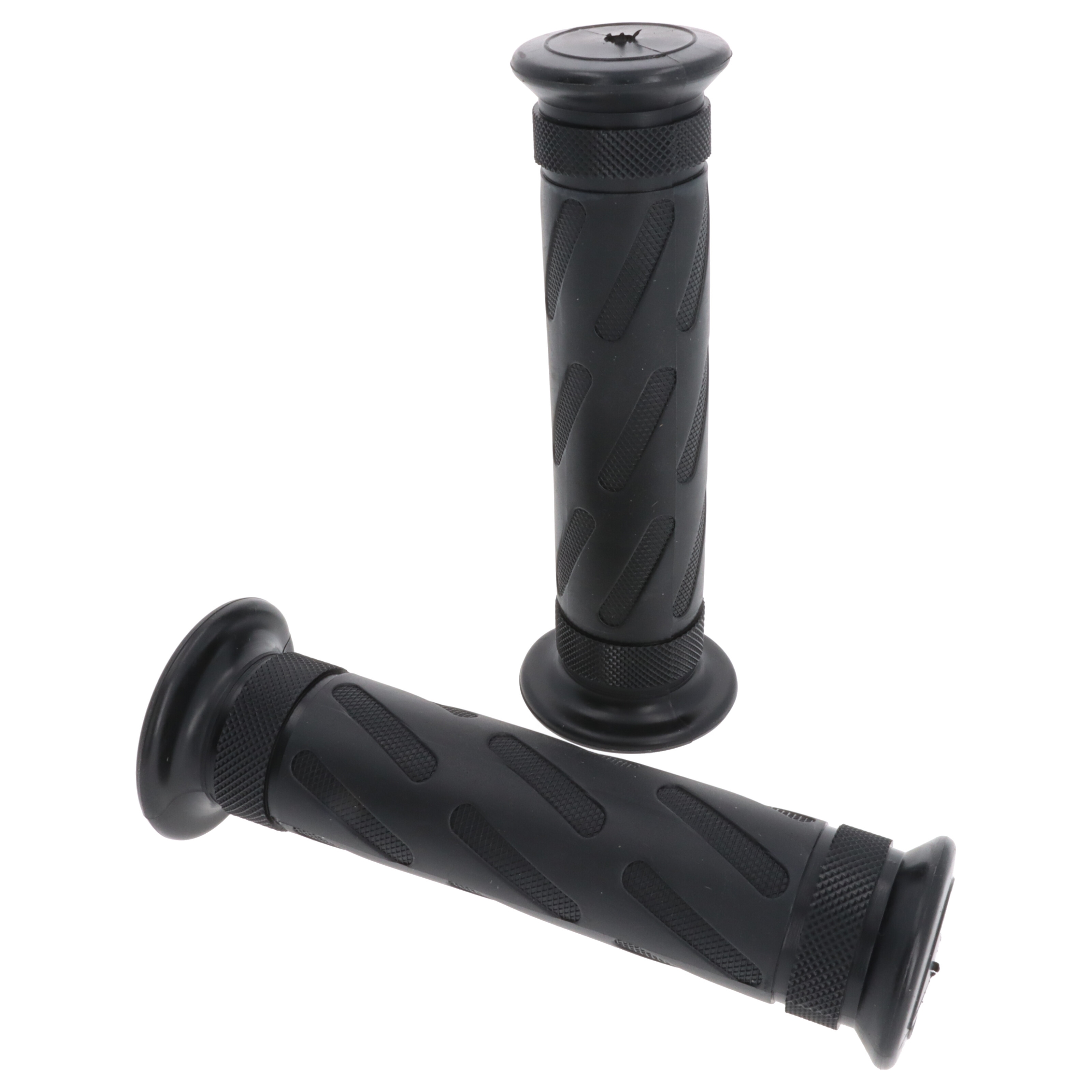 Griffgummi-Paar 21/25mm schwarz 133mm Motorrad Roller Griffe