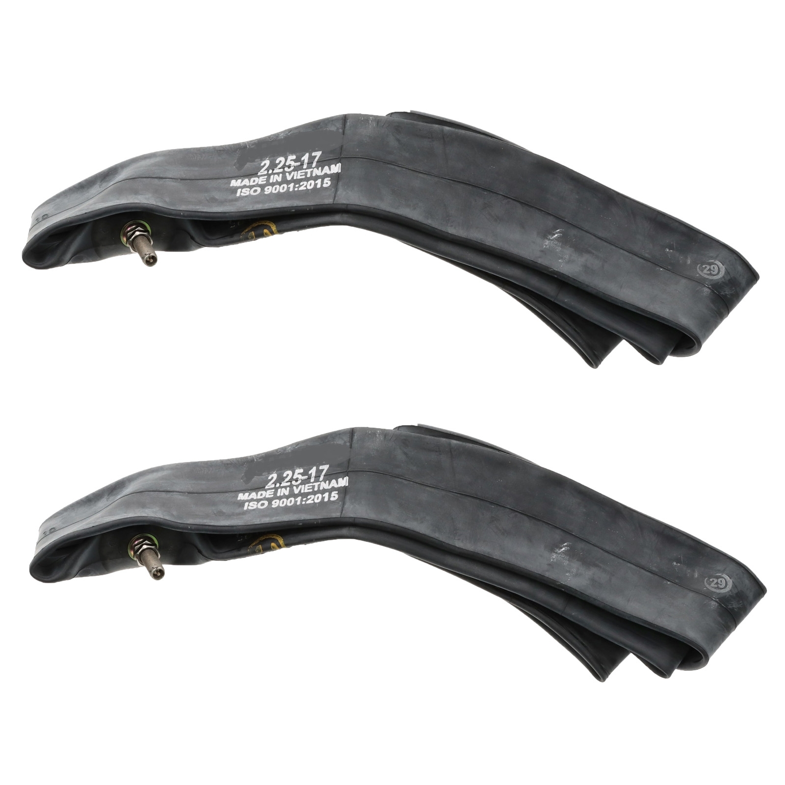 2x Schlauch 2.25-17" TR4 Mofa Moped Roller Motorrad für Hercules Kreidler Zündapp