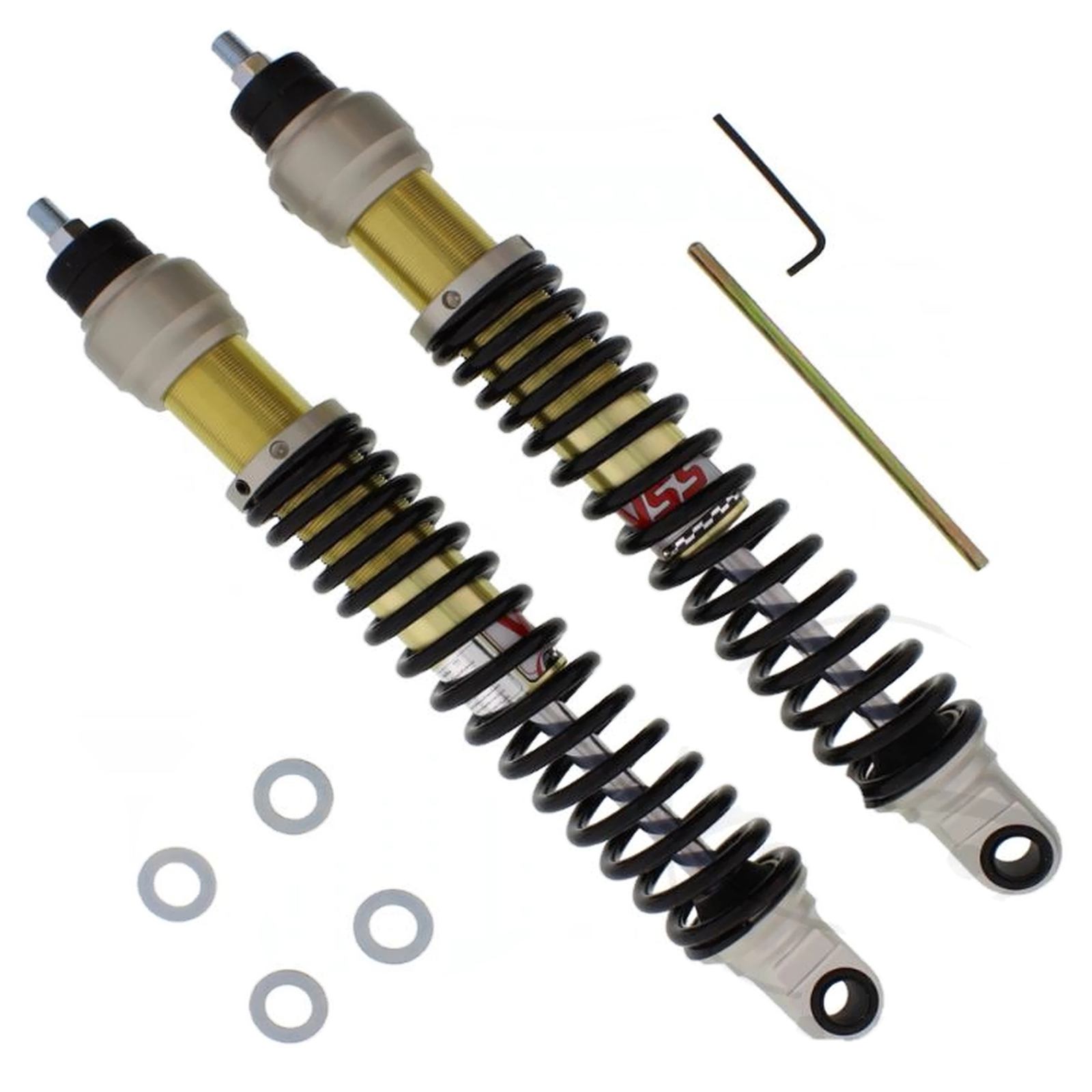 YSS TE302-340T-02AL-38 Stoßdämpfer Federbeine hinten für Vespa GTS125 2007-2016 GTS150 GTS250 GTS300 GT125