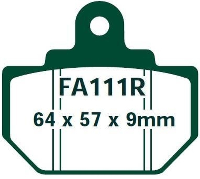 EBC Goldstuff Sintermetall Bremsbeläge FA111R