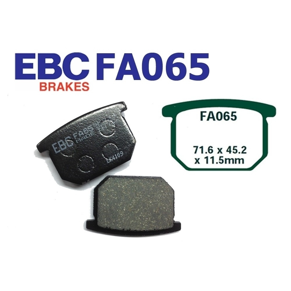 EBC Blackstuff Standard Bremsbeläge FA065 Suzuki GS 550 650 1000 GSX 750 1100