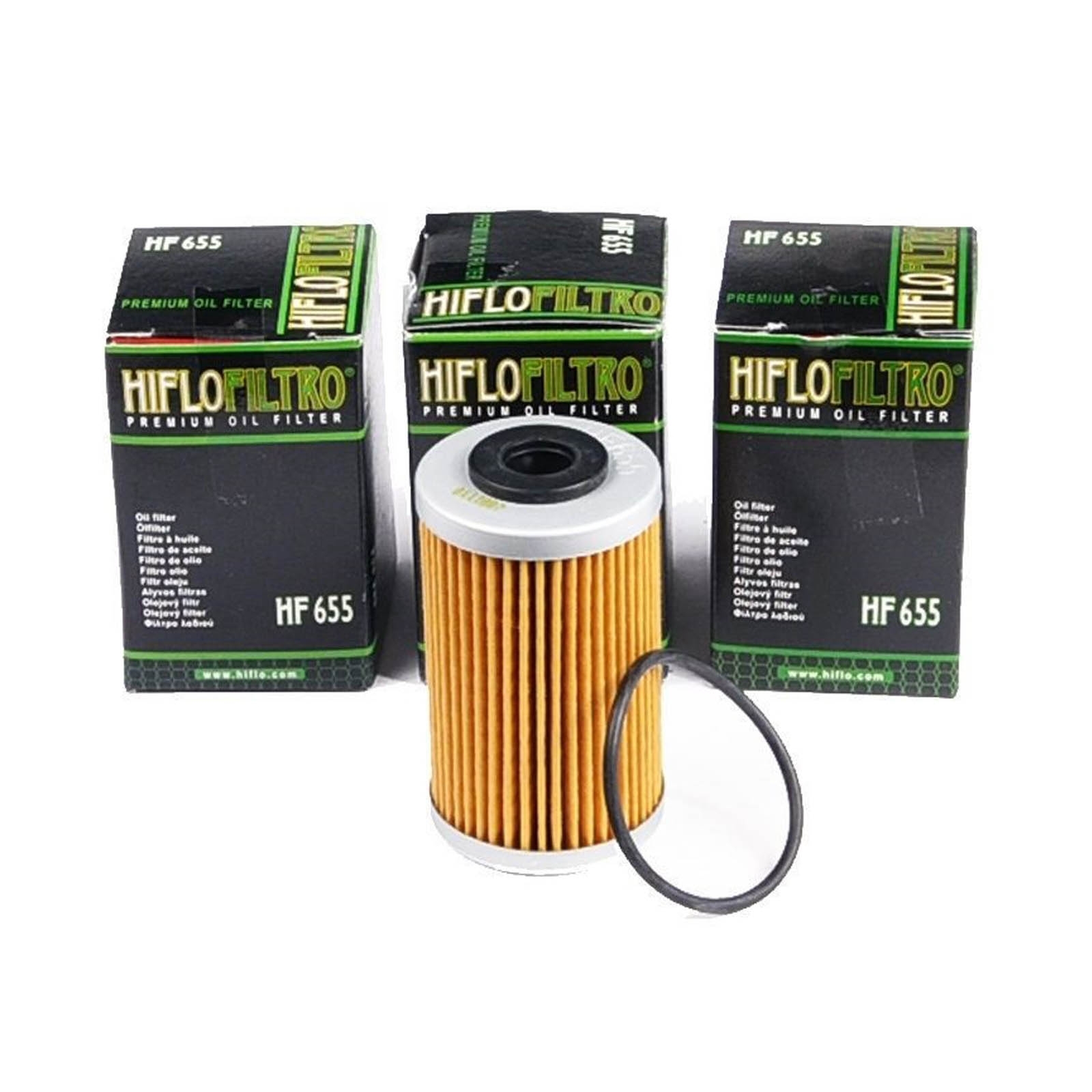 3x Hiflo HF655 Ölfilter für KTM EXC-F 250 4T EXC400 EXC500 SX-F250 SXF450 Husqvarna FE FS