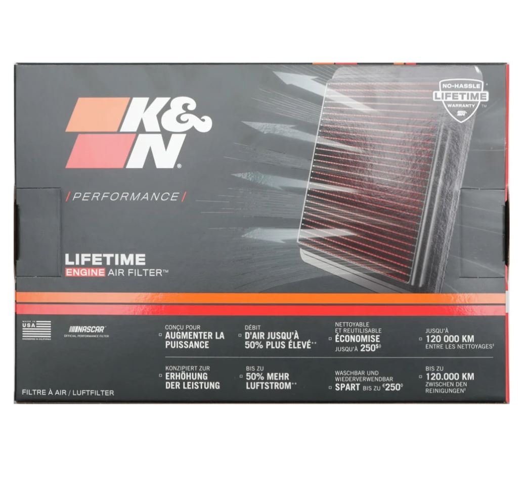 K&N Tauschluftfilter TB-6713