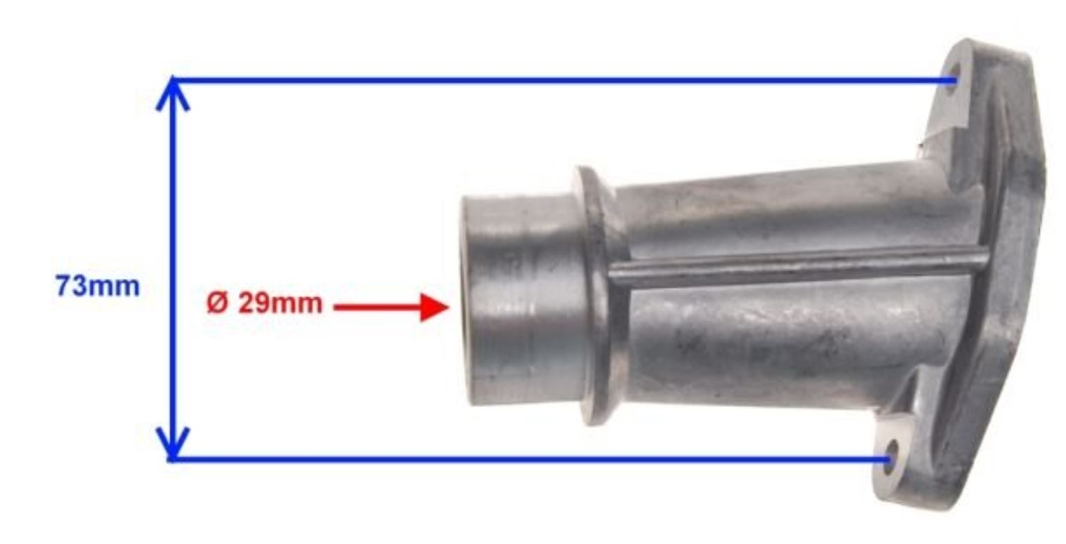 Ansaugstutzen Bing Vergaser 38mm für MZ ETZ250 ETZ251