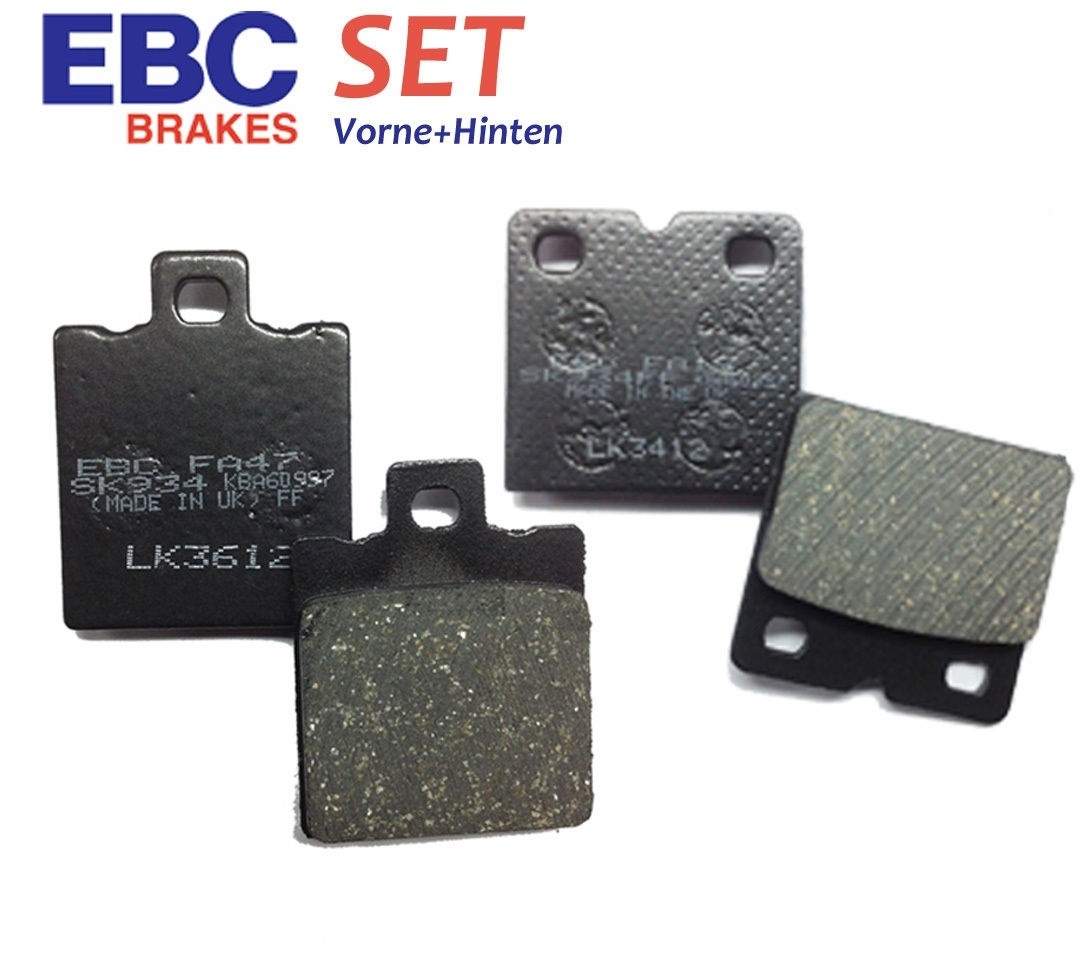 EBC Bremsbelagsatz für Ducati Pantah 600 Paso 750 Benelli 354 vorne+hinten