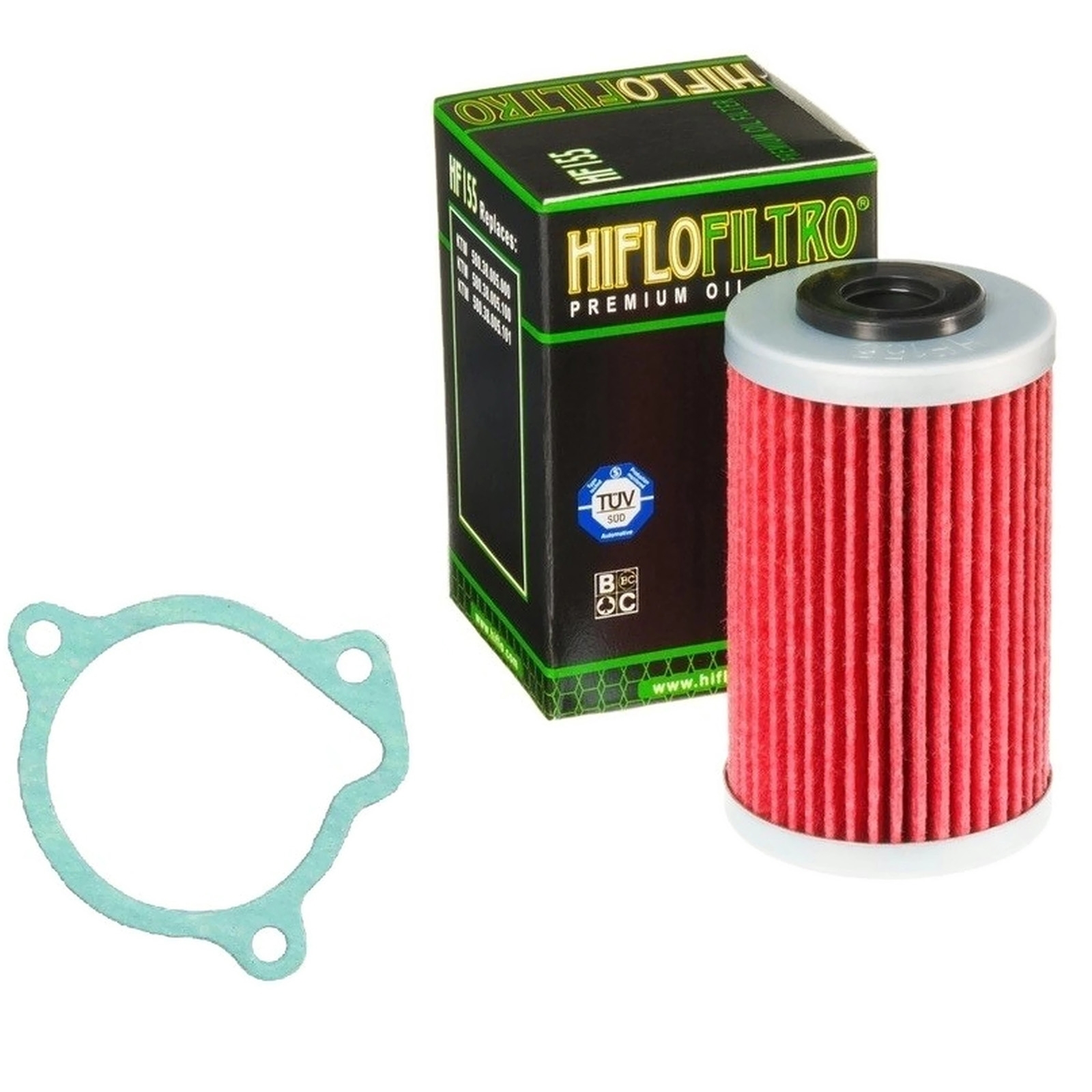 HIFLO Ölfilter + Ölfilterdichtung für  für KTM 640 Duke LC4-E Supermoto SMC 625 SMC 660 SXC 625 LC4