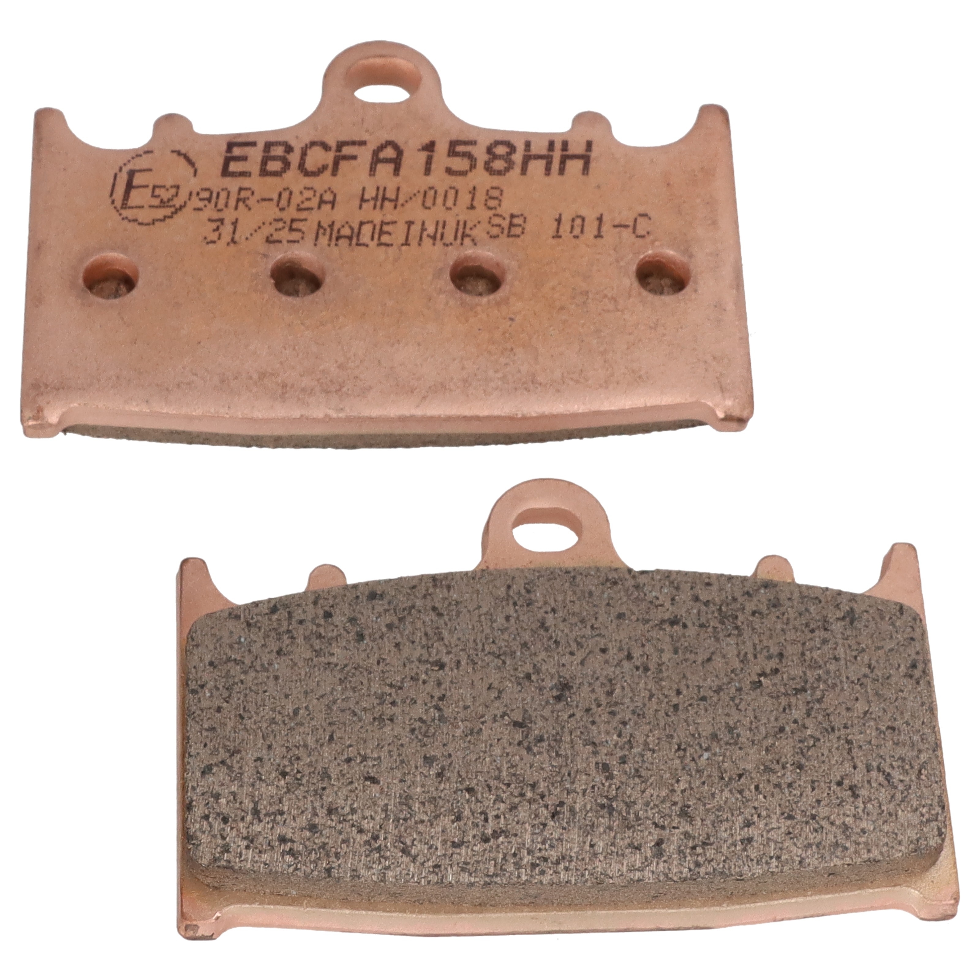 EBC FA158HH Sintermetall Bremsbeläge für Kawasaki ZZR ZX-6R -9R ZXR GPZ Suzuki GSF GSX-R