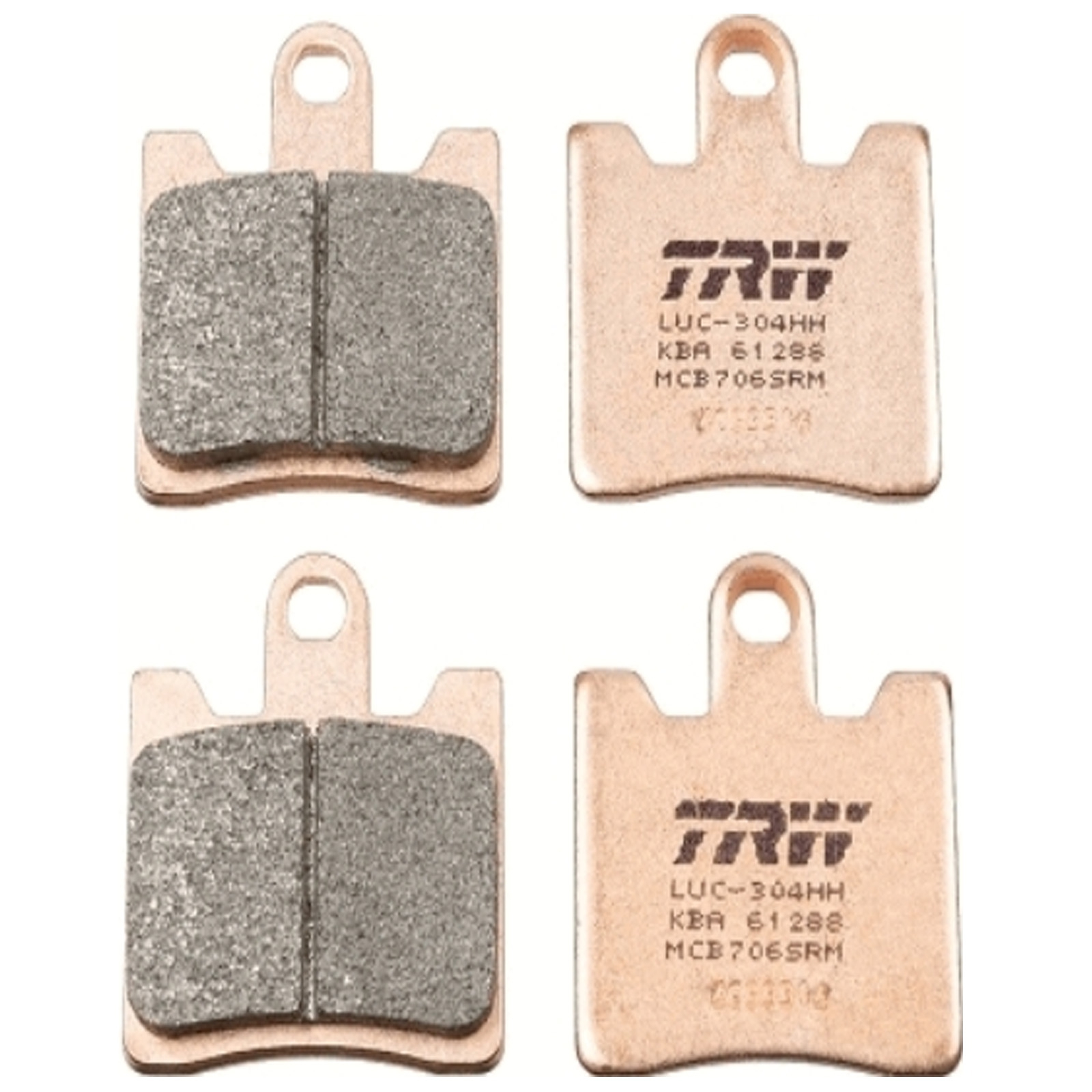 TRW Sintermetall Bremsbelagsatz für Suzuki Burgman AN250 1998 - 2006 AN400 1999 - 2006