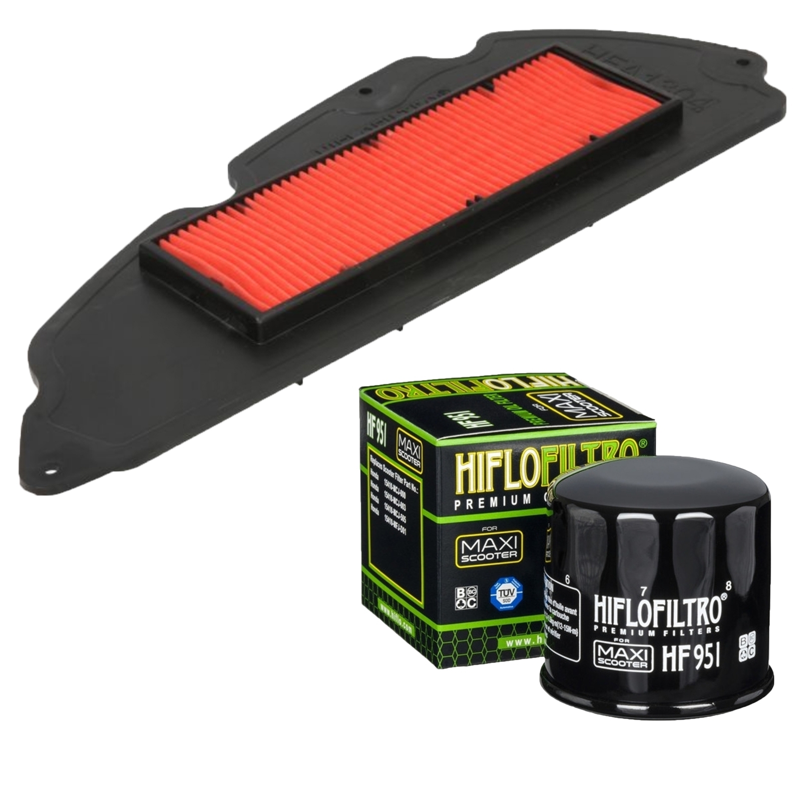 Hiflo Satz Luftfilter Ölfilter für Honda SH 300 i Ai ABS 2008-20 Forza NSS 300 2013-20
