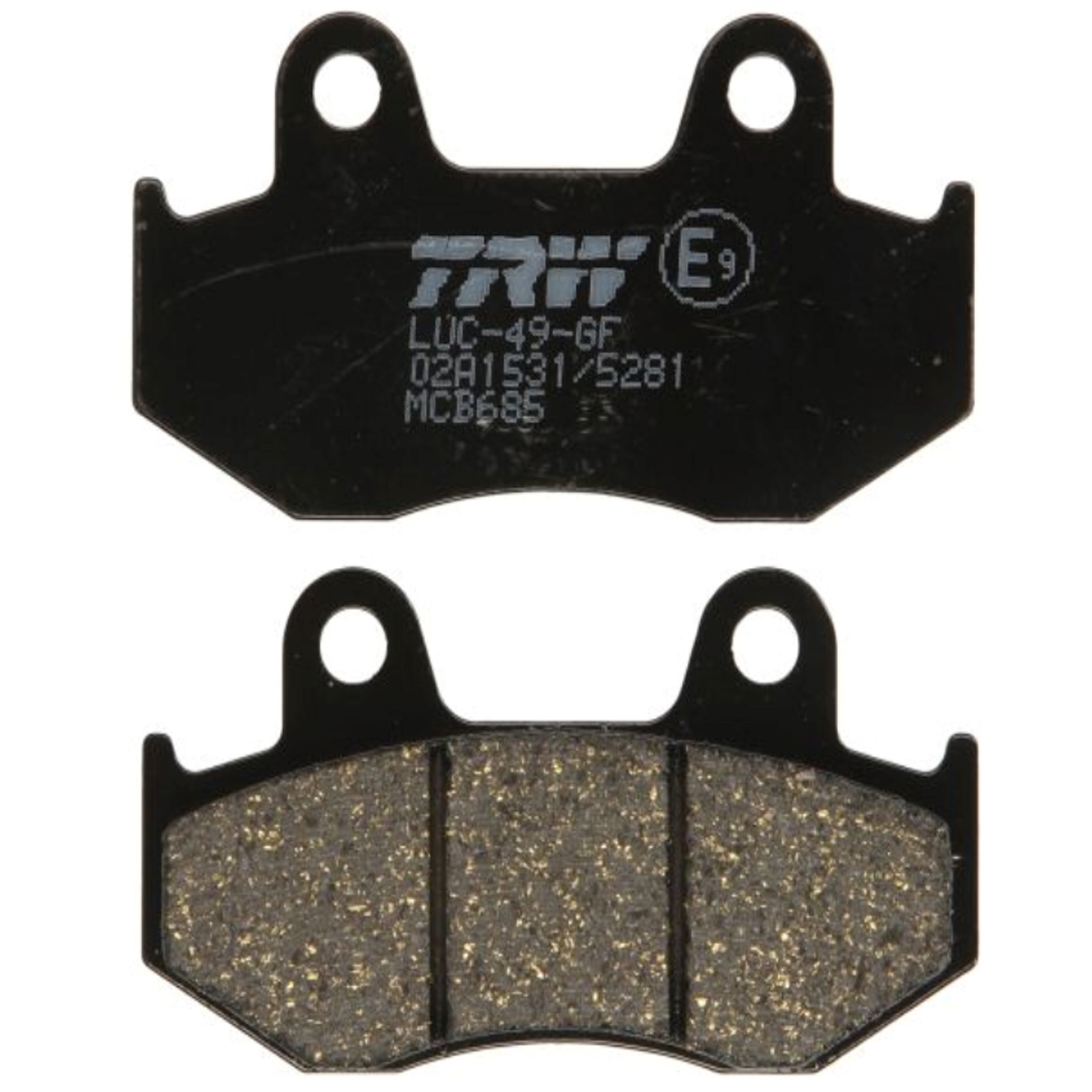TRW MCB685 Bremsbeläge für Yamaha YFM 700 YFZ 450 Honda PES NES SES SH Scooby
