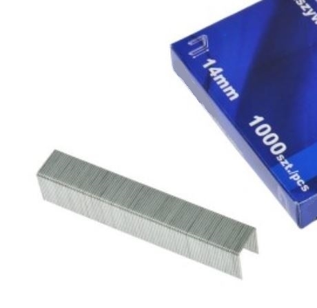 1000x Heftklammern 14mm Tackerklammern, 0.7x11.3mm für Handtacker