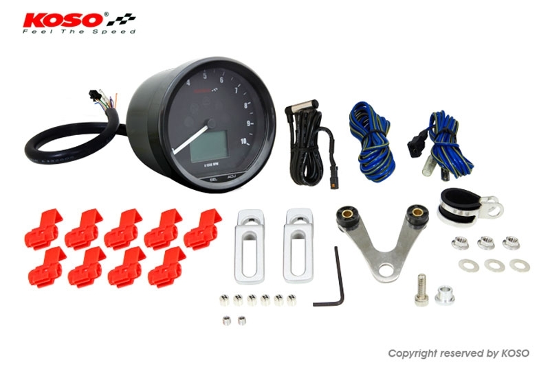 KOSO Digitales Multifunktions-Cockpit, TNT D64 Custom Style Multimeter