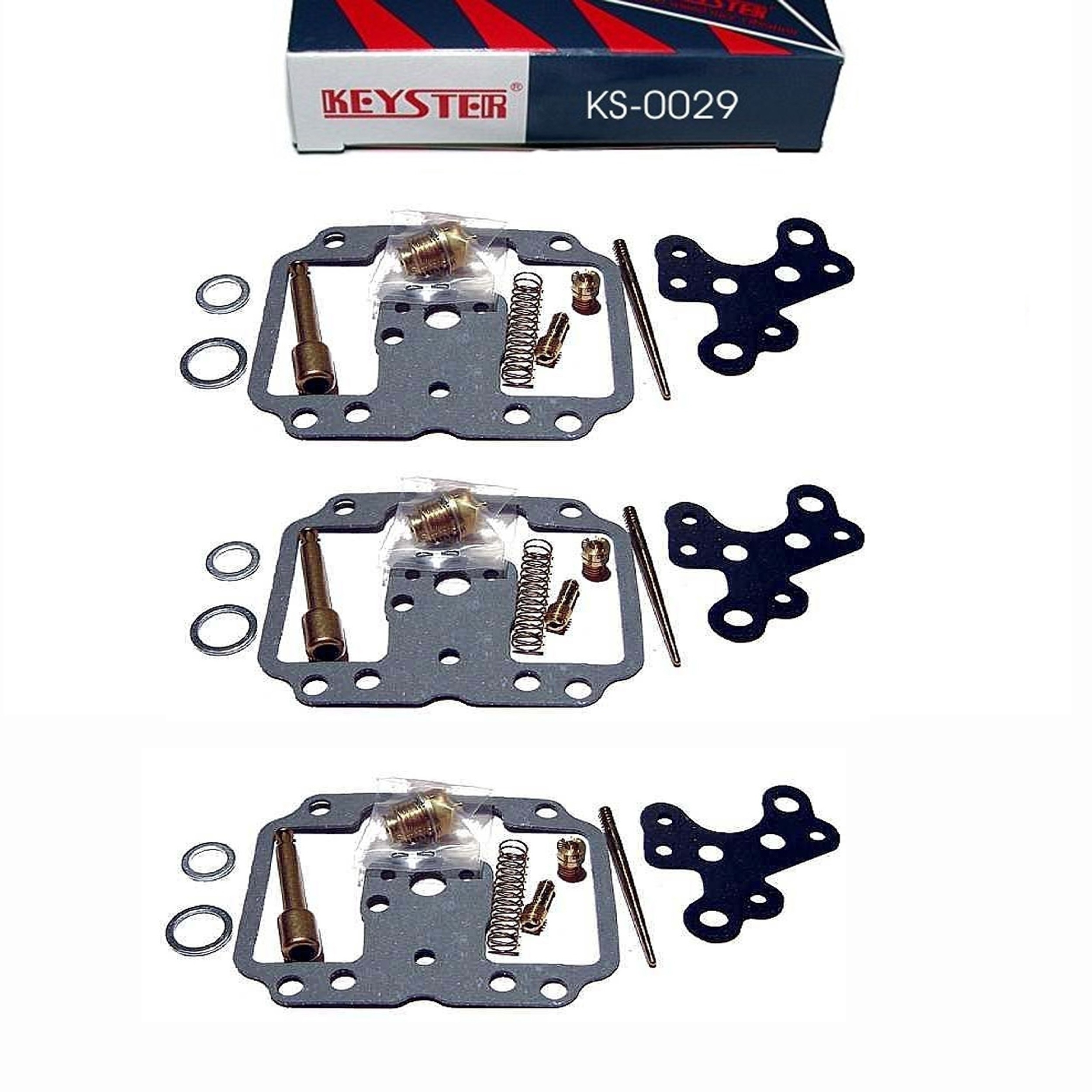 3x Keyster KS-0029 Vergaser Reparatursatz für Suzuki GT 750 1974-1979 GT750
