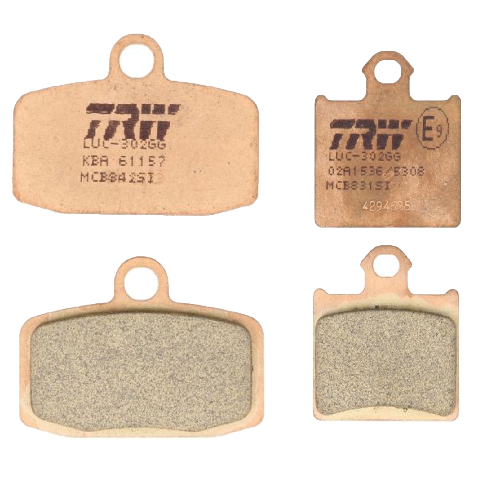 TRW Sintermetall Bremsbelagsatz für KTM SX 85 Freeride 350 250 Husqvarna TC85 vorne+hinten