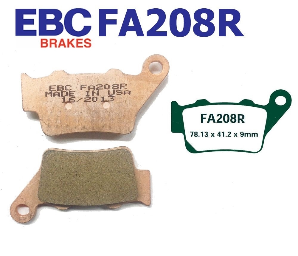 EBC Bremsen Set hinten rechts 1x MD6035D + 1x FA208R Sintermetall