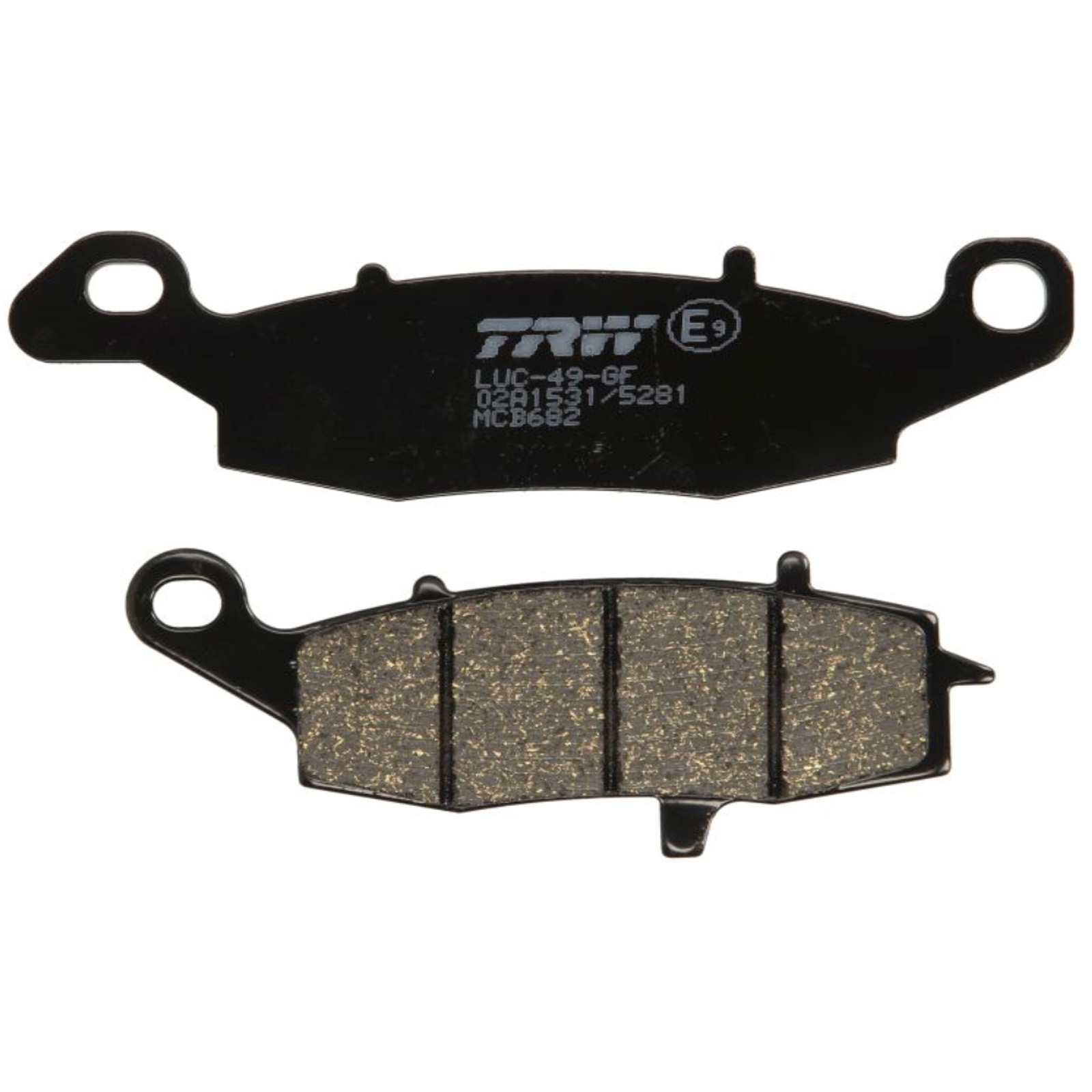 TRW MCB682 Bremsbeläge vorne für Kawasaki ER-6F ER-6N KLE KLR Suzuki GSF DL GSR GSX SFV