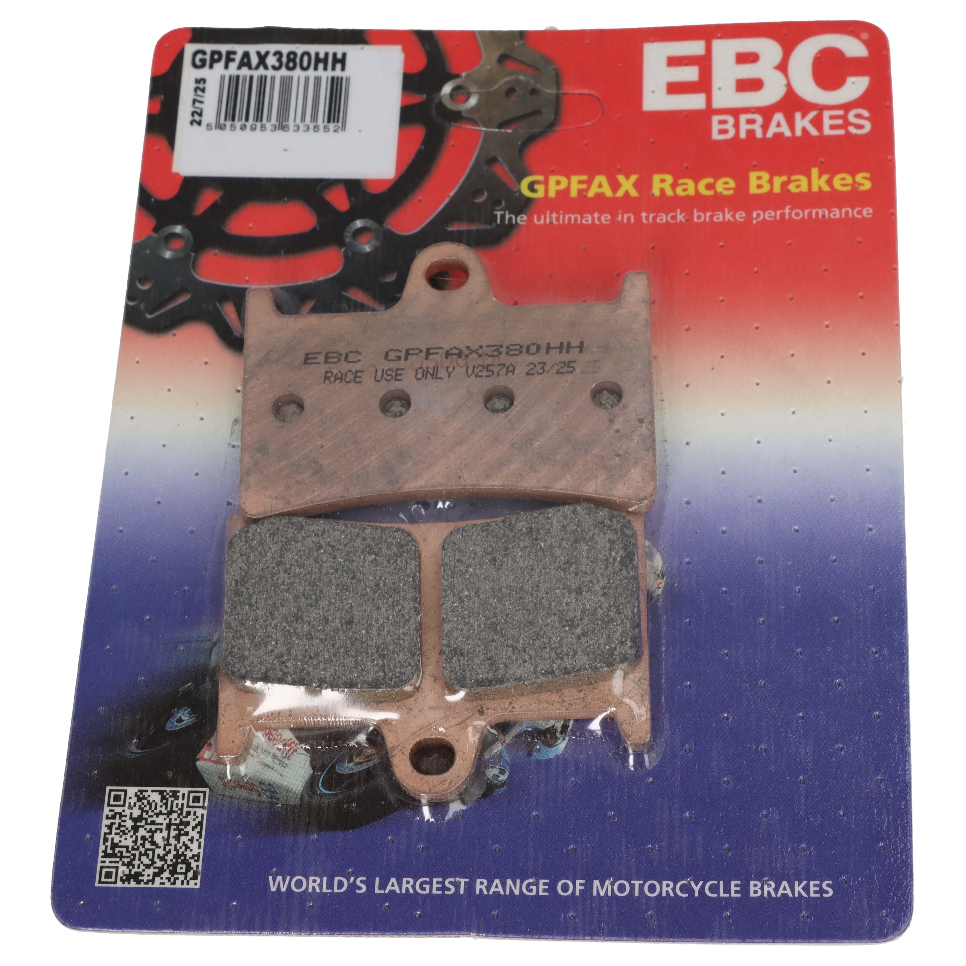 Bremsbeläge GPFAX380HH für Yamaha YZF-R1 FZ1 1000 YZF-R6 MT-01 1700 XT 1200 FZ8