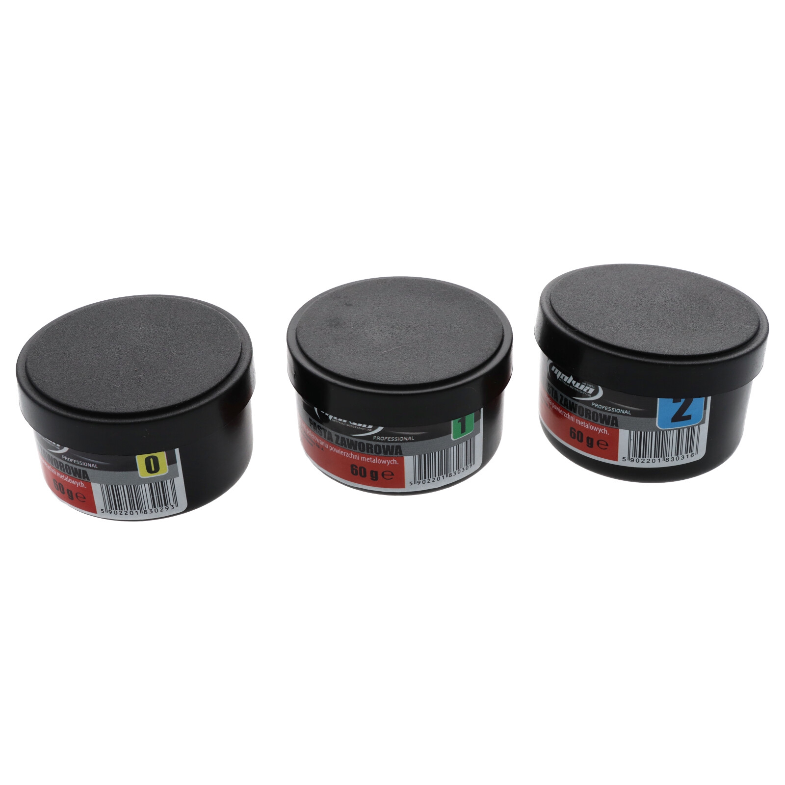 Set Ventilschleifpaste Einschleifpaste Ventilsitz-Schleifpasten Fein/Mittel/Grob 3x60g