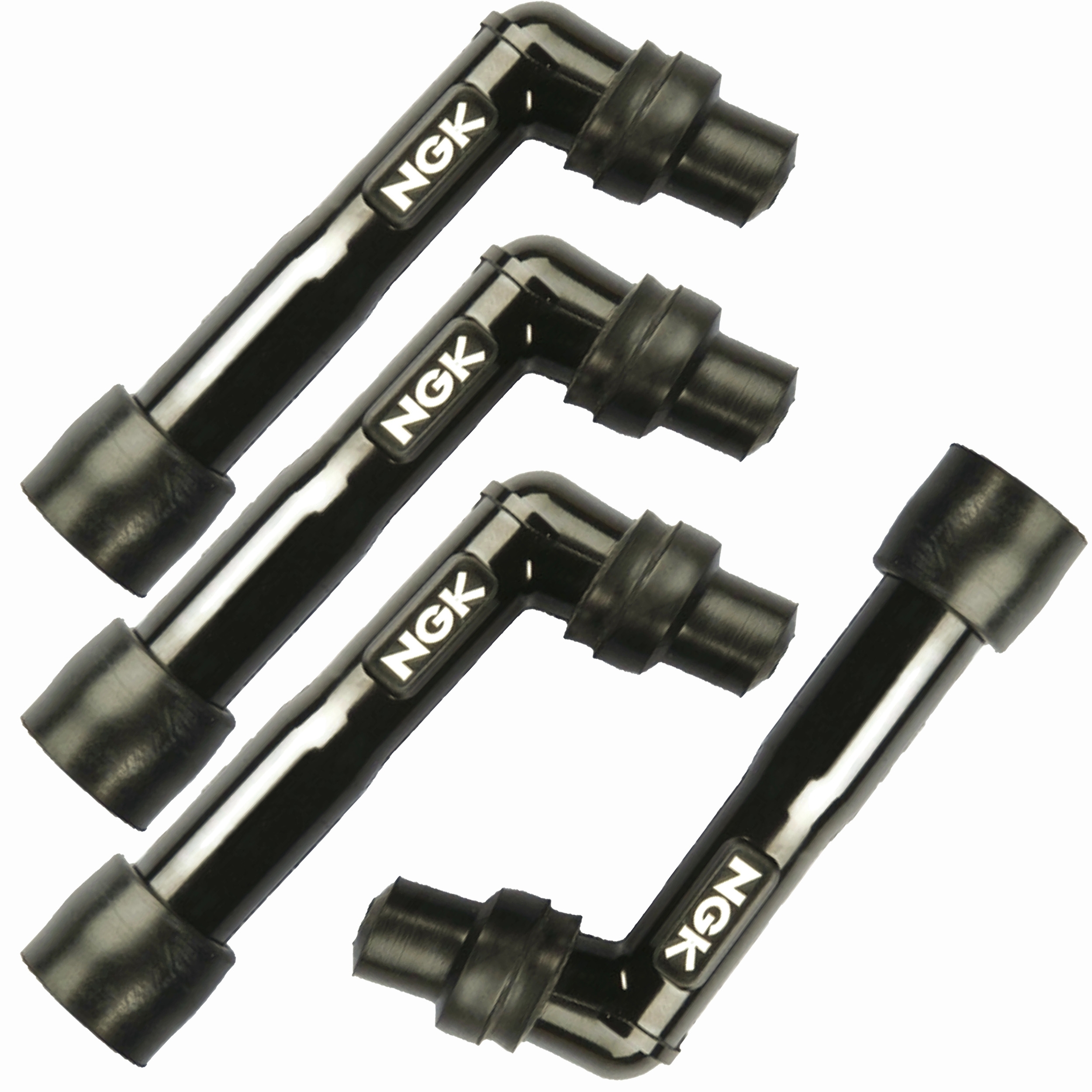 4x NGK Zündkerzenstecker XD05F 8072 10-12mm M4 für Honda Kawasaki Suzuki Yamaha