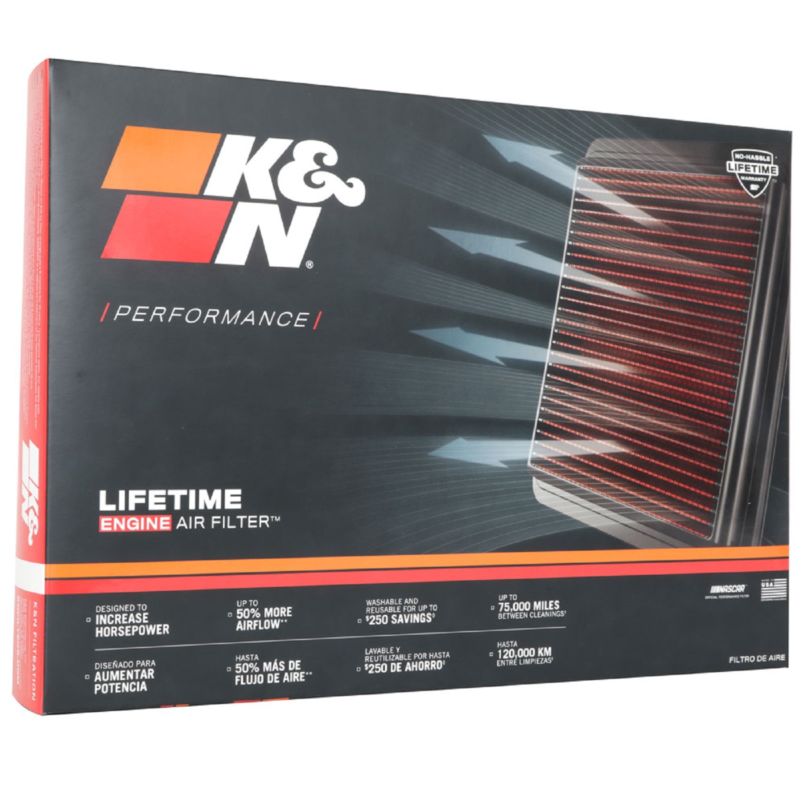 K&N Luftfilter für Land Rover 3.0 Diesel 2017 Mercedes Benz AMG GT 4.0 2014-21
