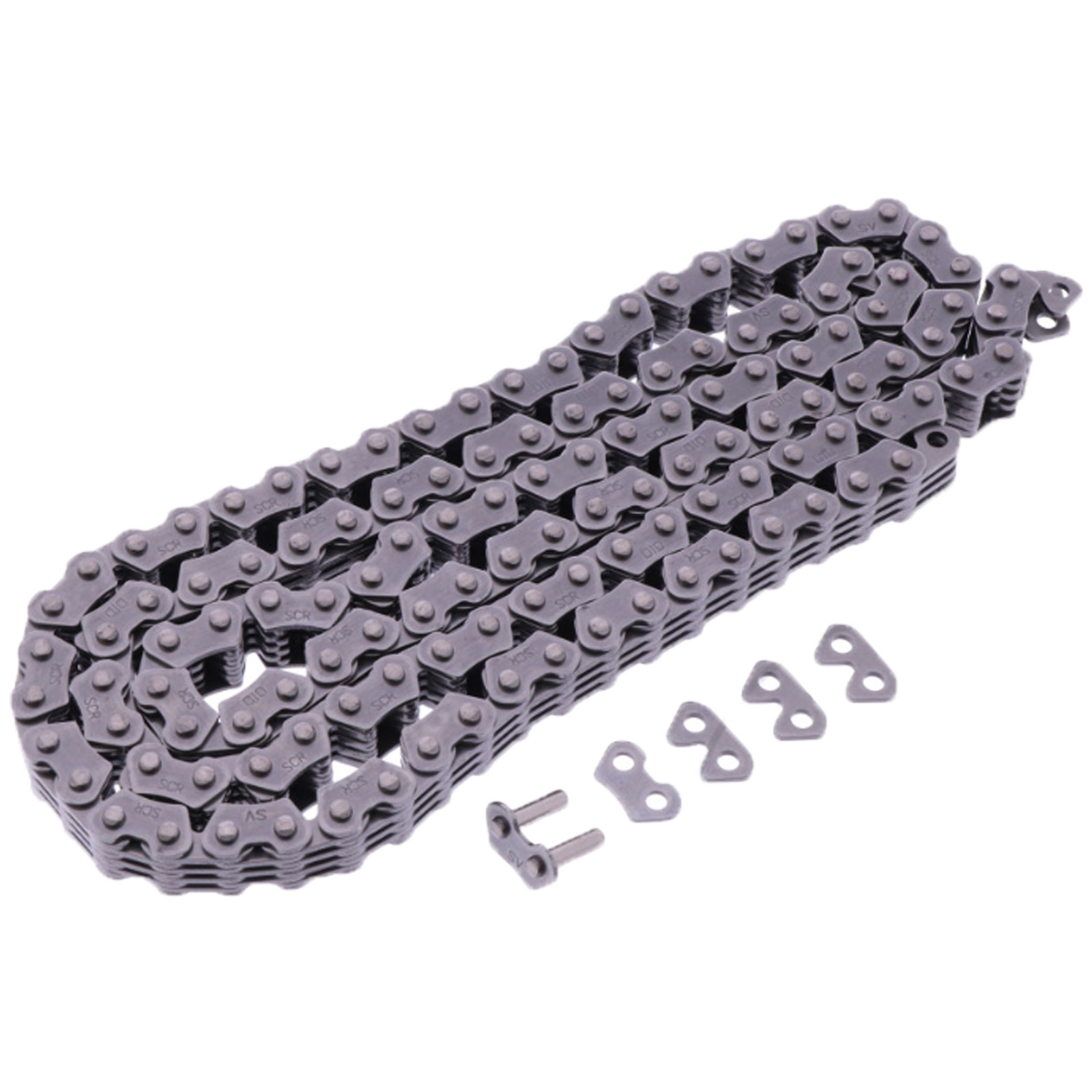 DID SCR0412 SV/126 Steuerkette für Beta RR Honda CB Kawasaki KLZ Z Suzuki LTA Triumph offen + Schloss