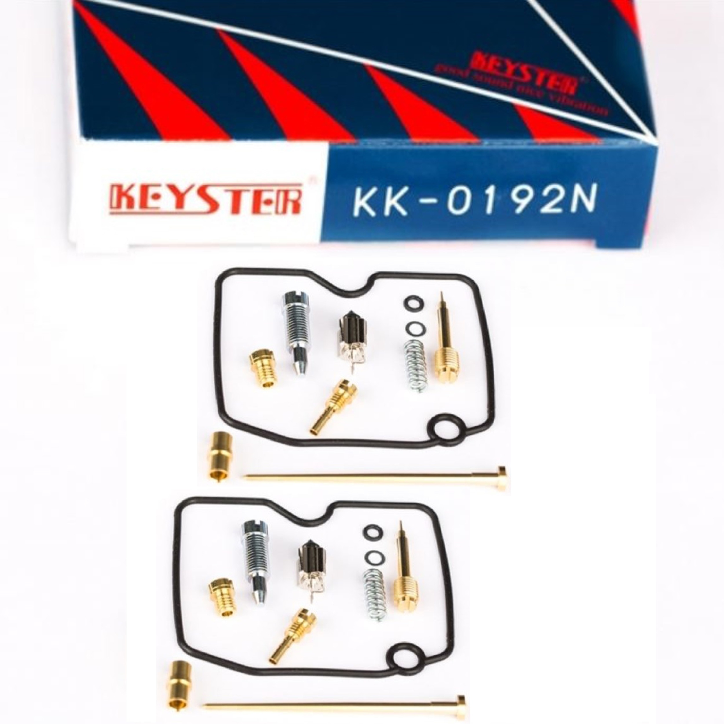 2x Keyster KK-0192N Vergaser Reparatursatz für Kawasaki VN800 VN 800 Classic 1995 - 2005