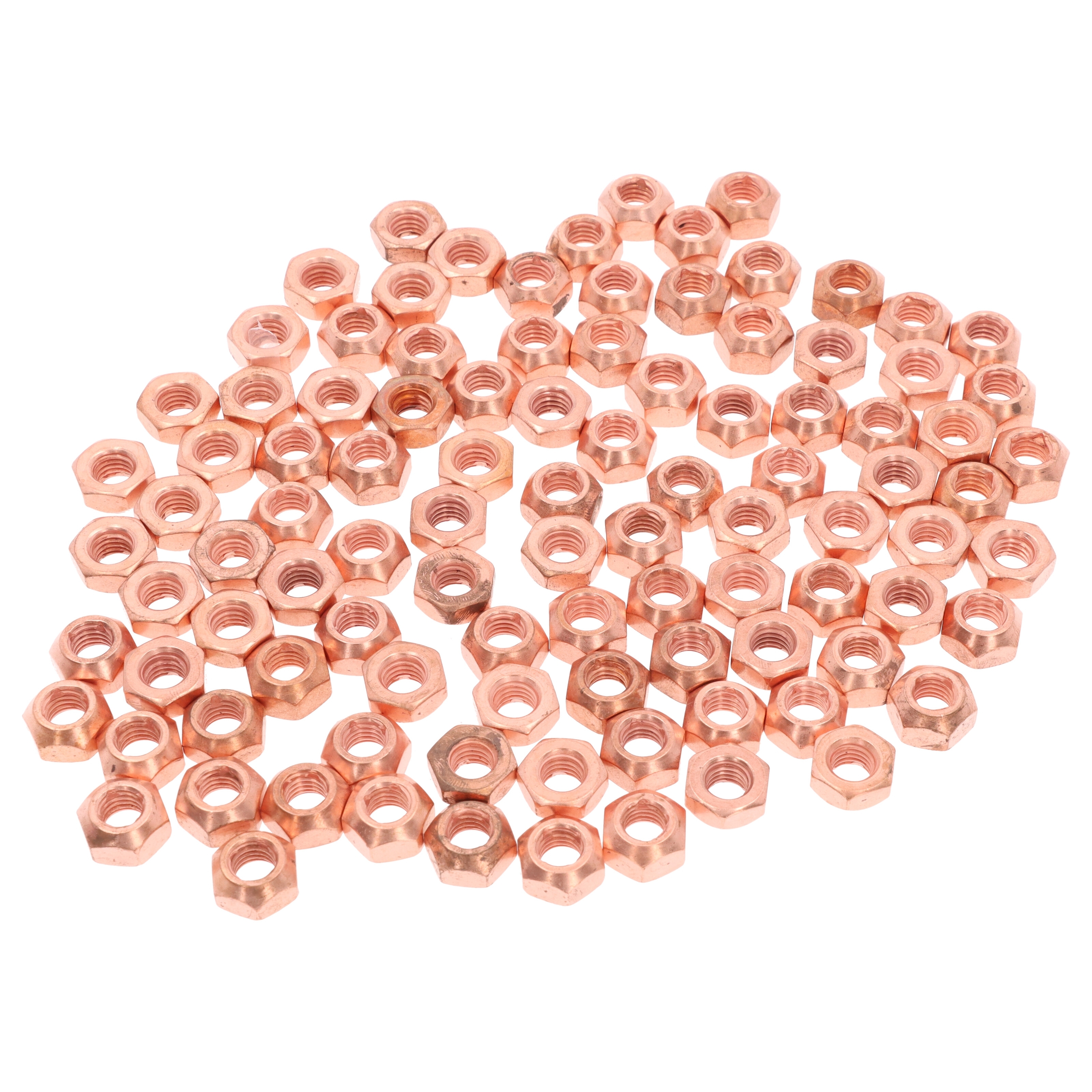 100x BOSAL BOS258-028 Auspuff Kupfermutter Kupfermuttern für Audi BMW VW M8 SW12 M8x1.25