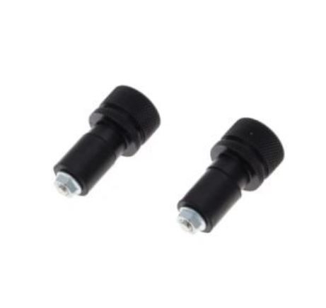 Motorrad Lenkerenden Lenkergewichte 102g schwarz gerändelt für Lenker ab Ø17 mm