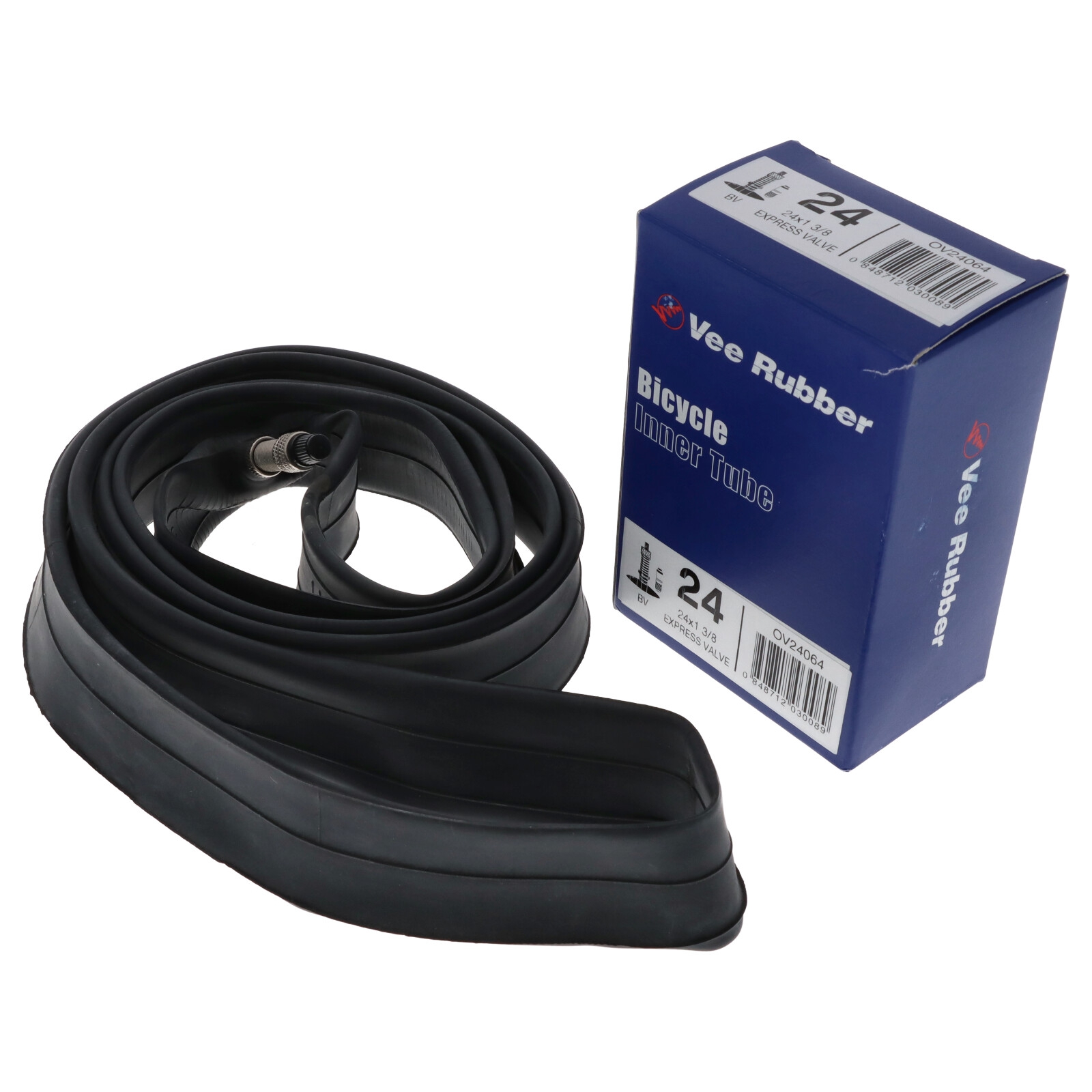 Reifenschlauch Schlauch für Rollstuhl 24x1 24x3/4  24x1 3/8 mit Dunlopventil