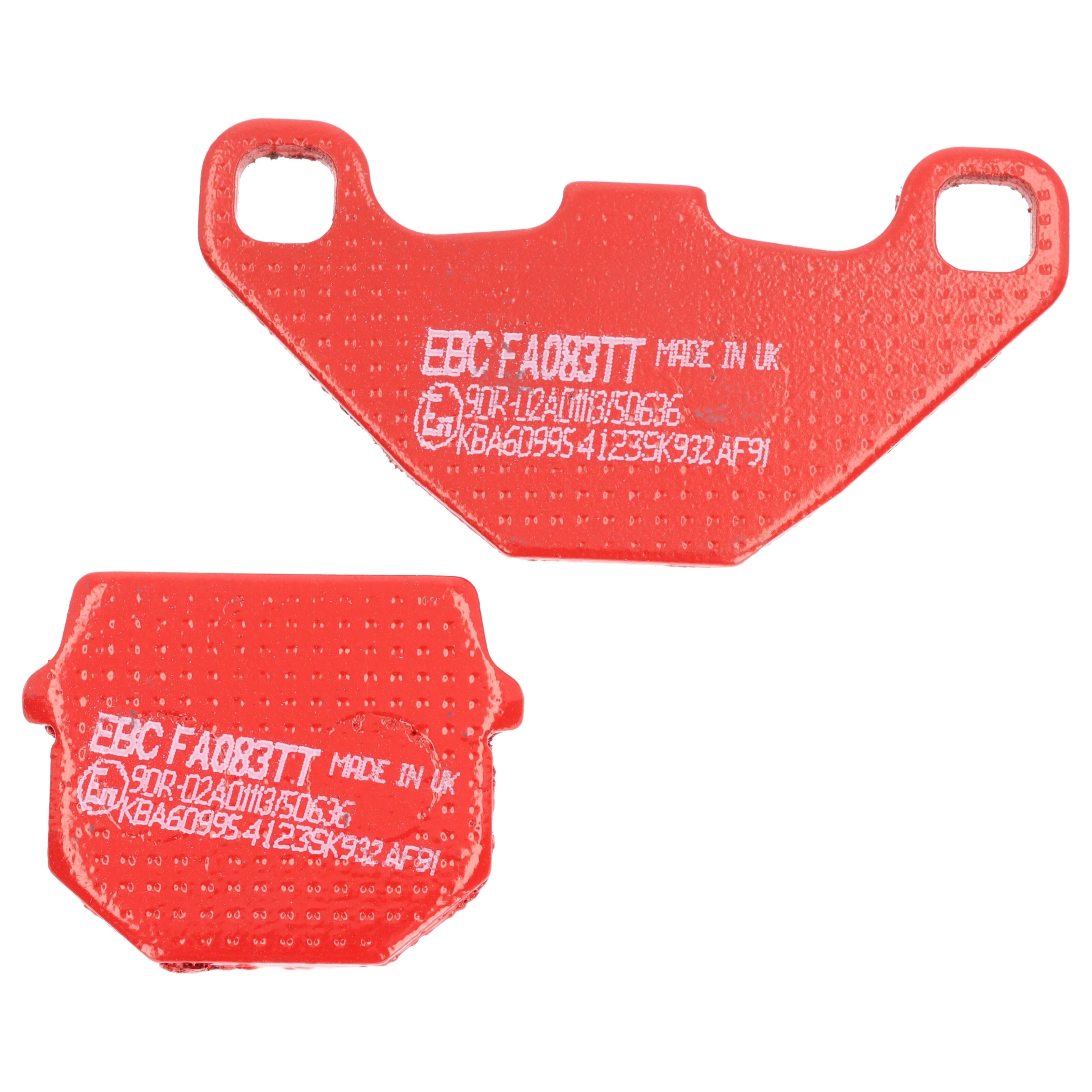 EBC Bremsbeläge SET Vorne + Hinten für Kawasaki KDX 125 A1/A2/B1/B2 90-94